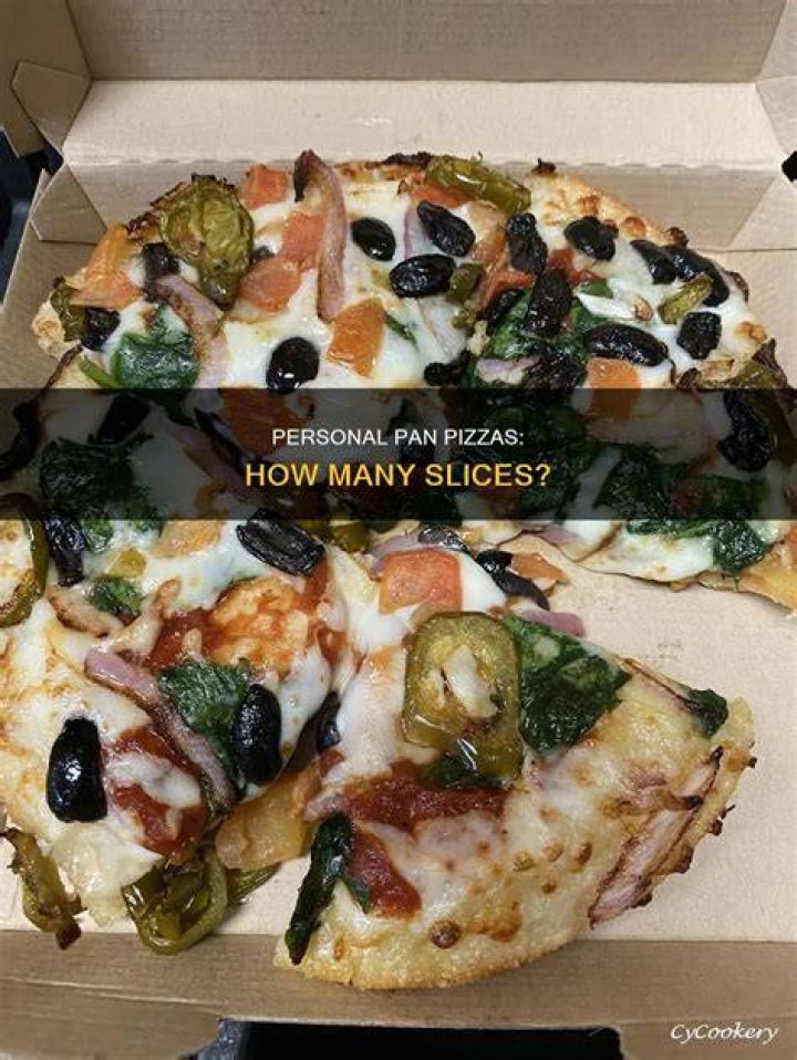 How many slices is a personal pan pizza?