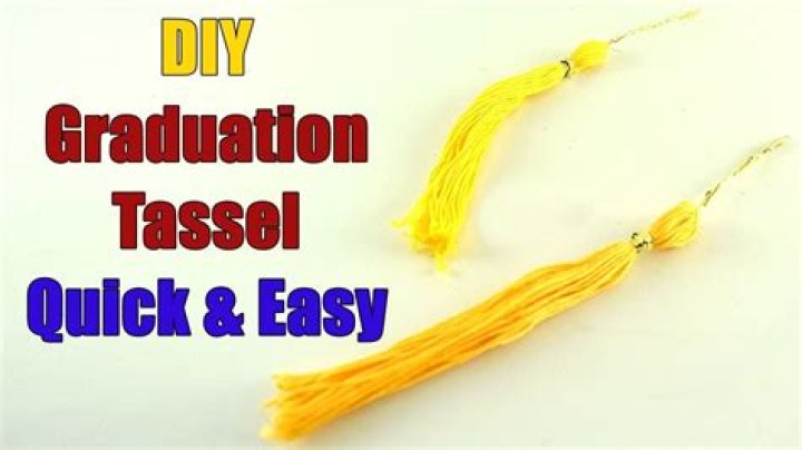 How many tassels do you need for graduation?