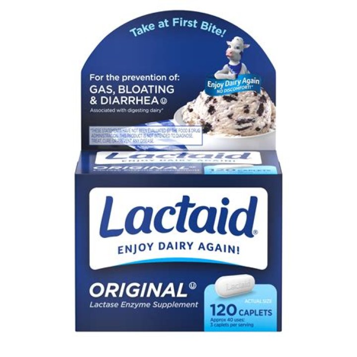 How many times a day can you take Lactaid?