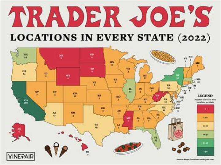 How many Trader Joe’s are in Texas?