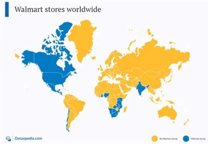 How many Walmart stores are there in Africa?