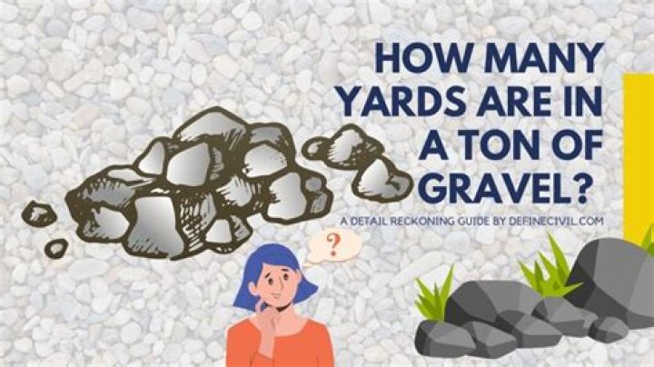 How many yards are in a ton of gravel?