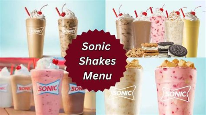 How much are milkshakes at Sonic?