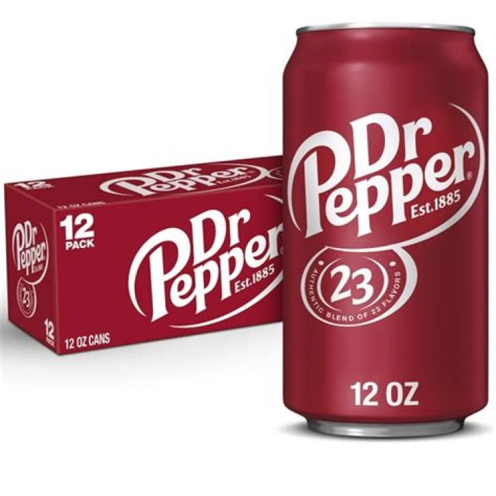 How much caffeine is in a 12 oz can of Dr Pepper?