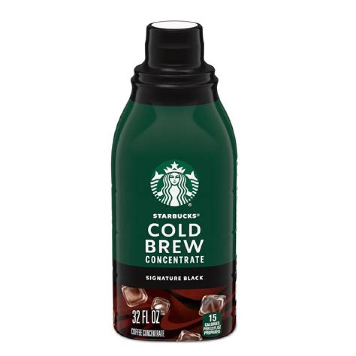 How much caffeine is in Starbucks cold brew concentrate?