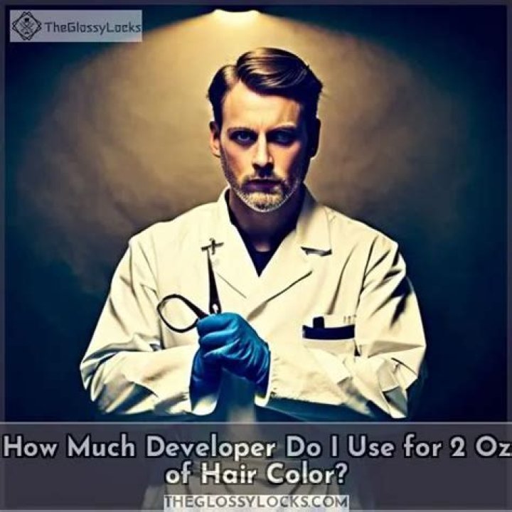 How much developer do I use with 2 oz color?