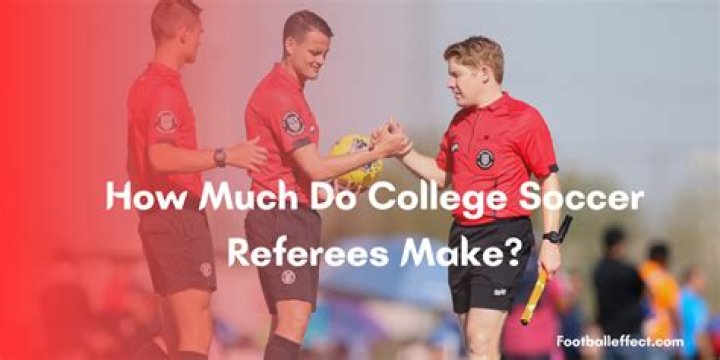 How much do college referees make per game?