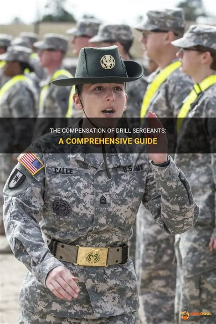 How much do drill sergeants make?