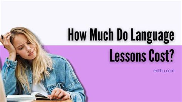 How much do English lessons cost?