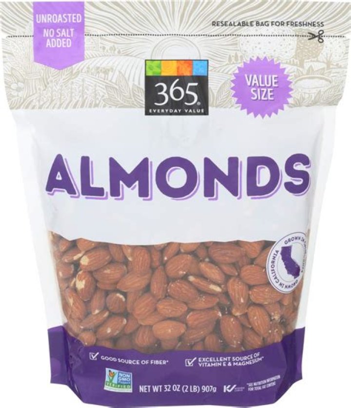 How much do raw almonds cost?