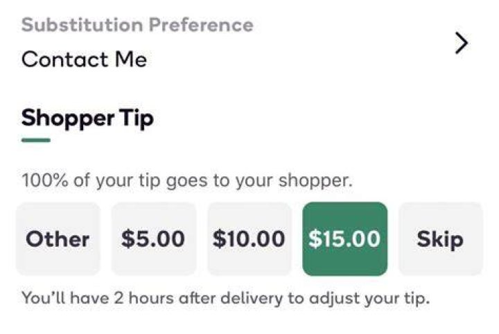 How much do you tip a Shipt shopper?