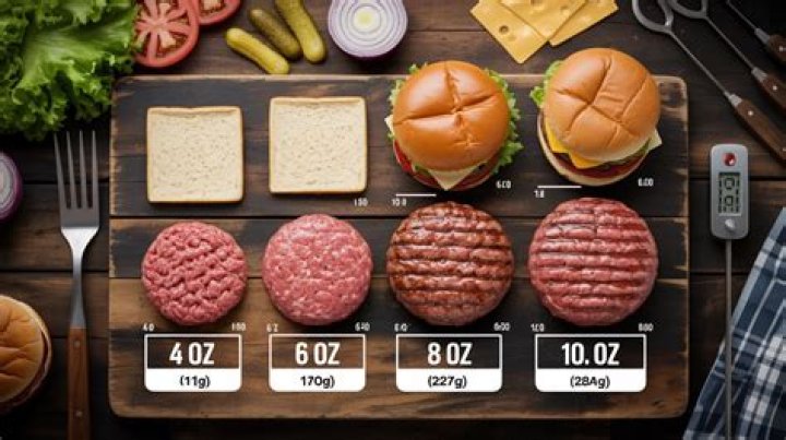 How much does a 1/4 pound burger weigh?