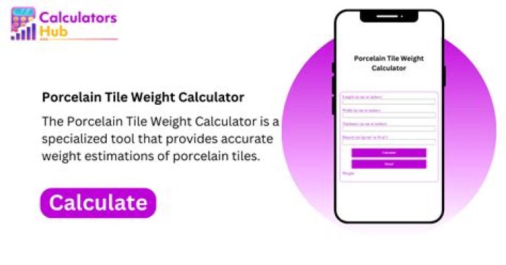How much does a 12×12 porcelain tile weight?