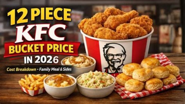 How much does a 20 piece bucket of KFC cost?