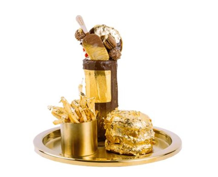 How much does a 24K gold burger cost?