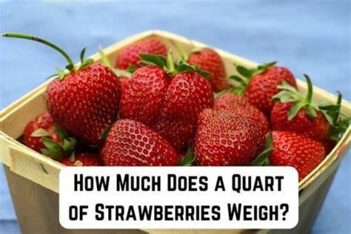 How much does a basket of strawberries weigh?