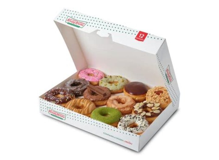 How much does a box of 12 donuts cost?