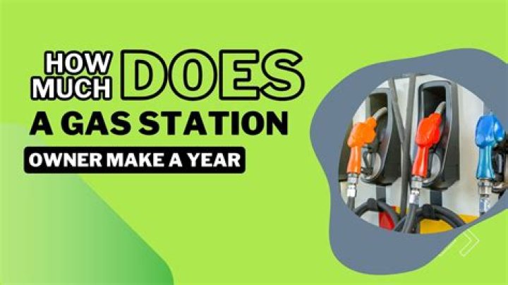 How much does a gas station owner make?