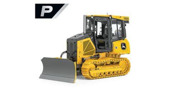 How much does a John Deere 550 bulldozer weigh?