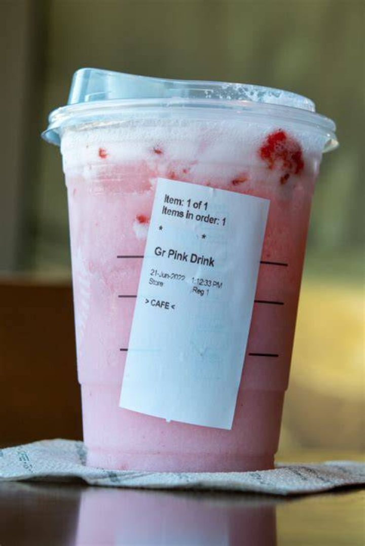 How much does a pink drink cost?