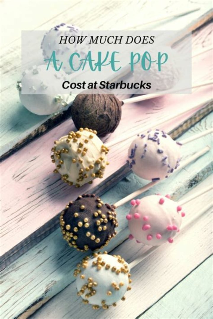 How much does a Starbucks Cake Pop cost?