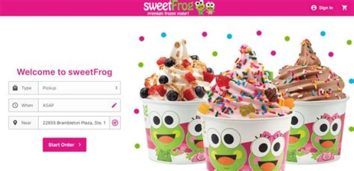 How much does an ounce cost at Sweet Frog?