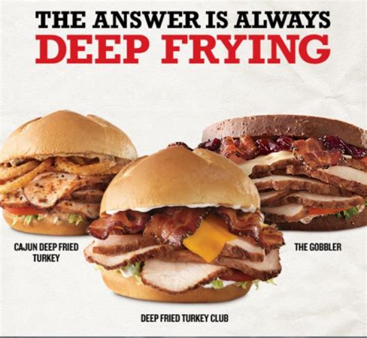 How much does Arby’s deep fried turkey sandwich cost?