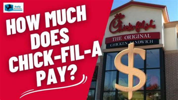 How much does chick fil a pay kitchen?