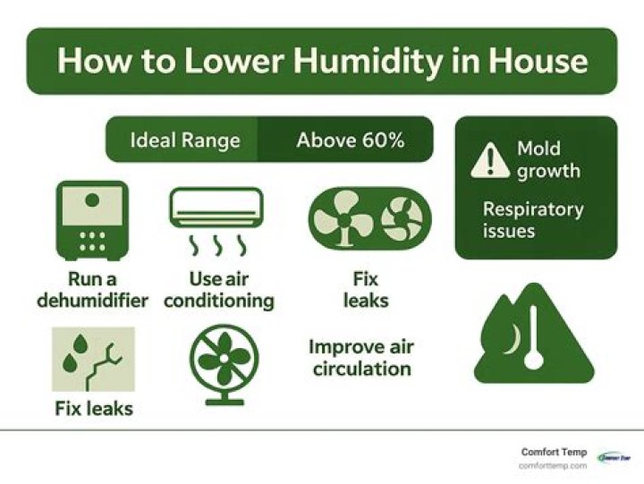How much does DampRid lower humidity?