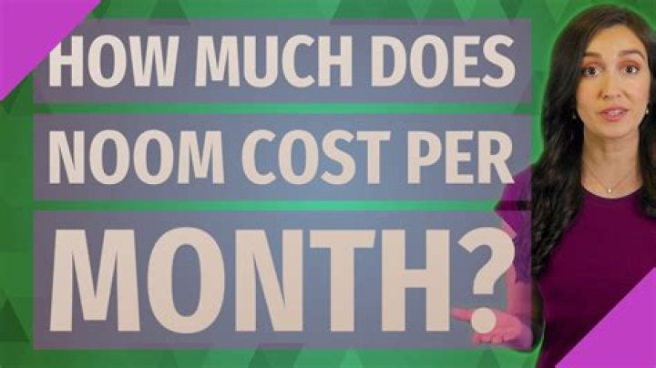 How much does Noom cost per month?