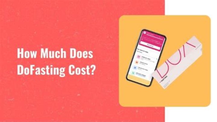 How much does the DoFasting app cost?