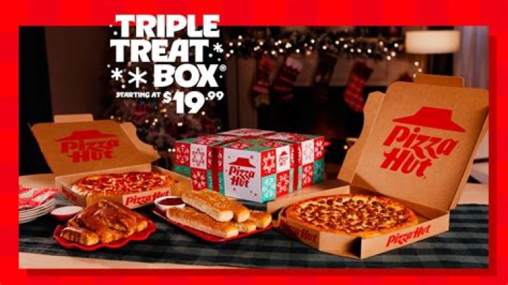 How much does the triple treat box cost at Pizza Hut?