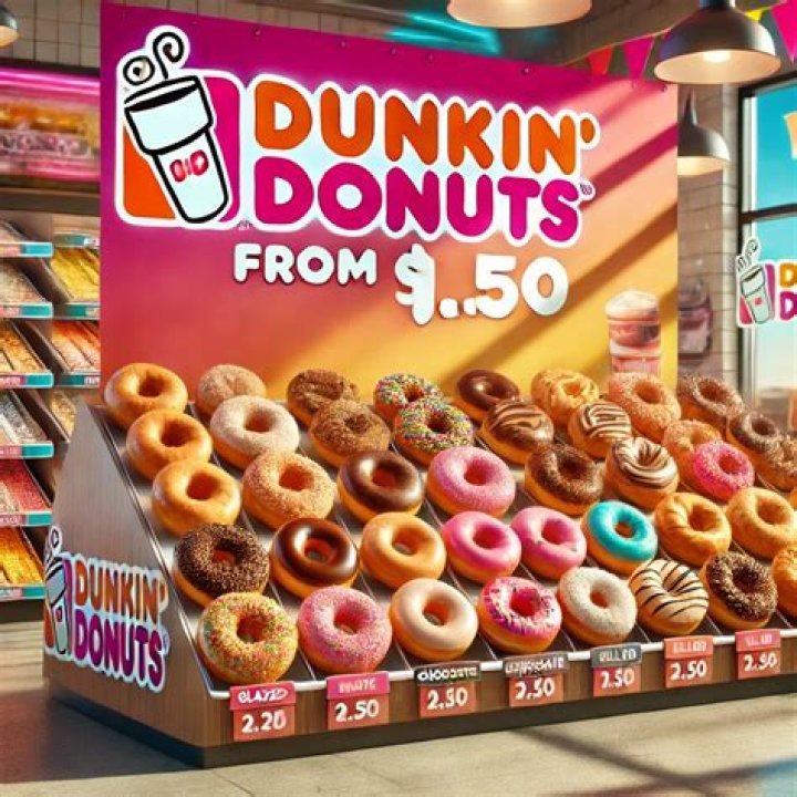 How much donuts cost at Dunkin Donuts?