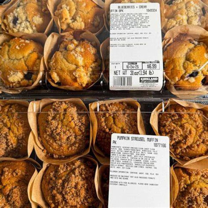 How much fat is in a Costco muffin?