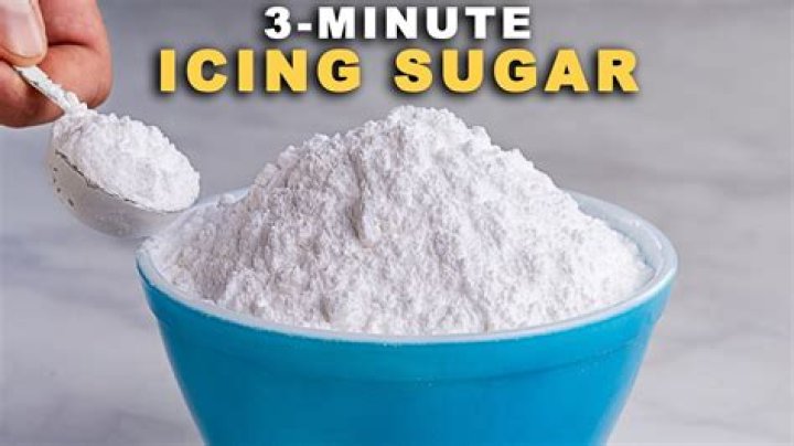 How much is 80g of icing sugar?