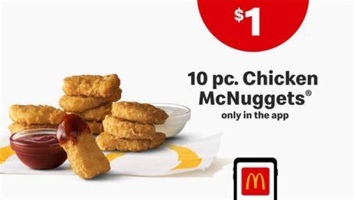 How much is a 10 piece chicken nugget from McDonald’s?