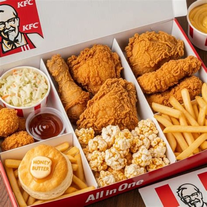 How much is a 10 piece family feast at KFC?