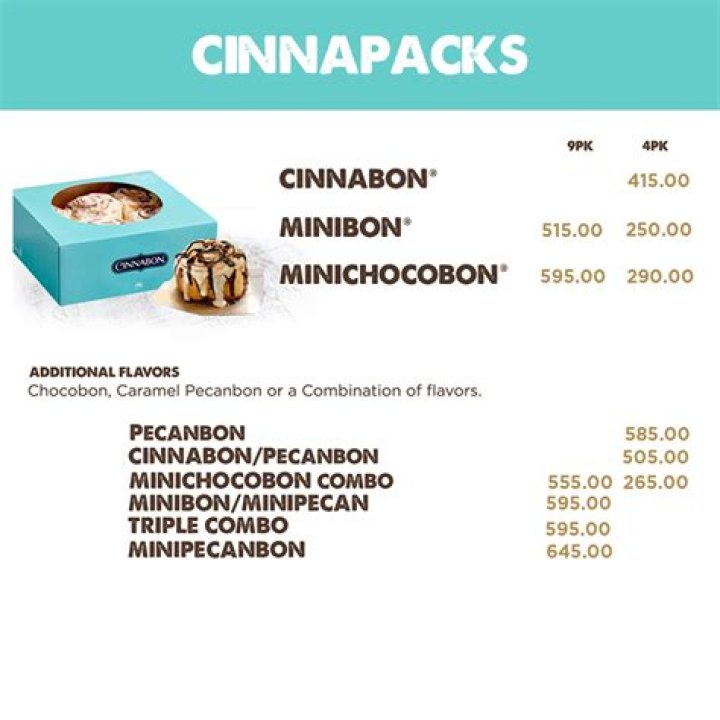 How much is a 12 pack of Cinnabons?