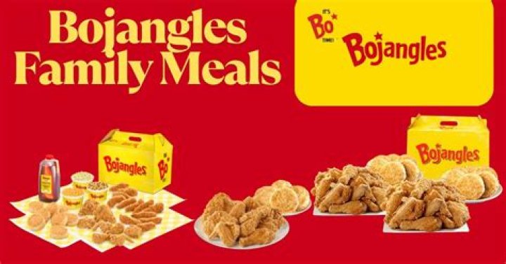 How much is a 12 piece family meal at Bojangles?