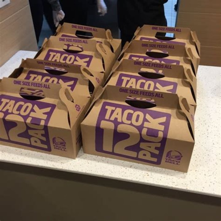 How much is a 12 Taco Box?