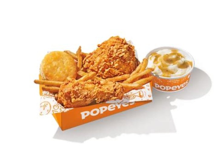 How much is a 2 piece at Popeyes?
