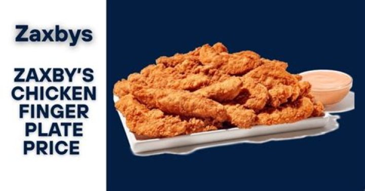 How much is a 20 piece chicken finger at Zaxby’s?