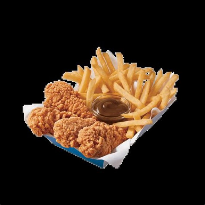 How much is a 3 piece chicken strip basket at Dairy Queen?