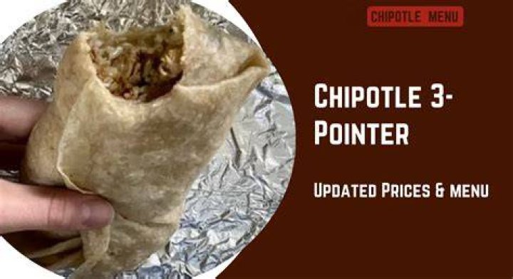 How much is a 3 pointer at Chipotle?