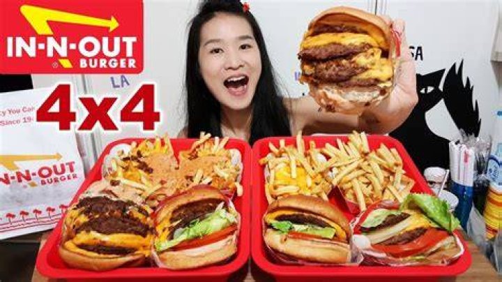 How much is a 4X4 In-N-Out?