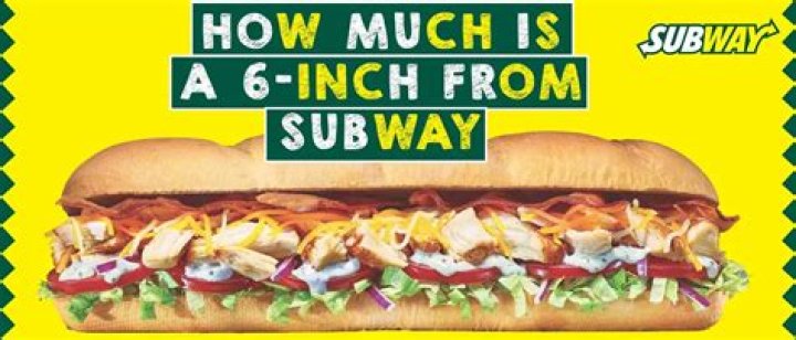 How much is a 6 subway?