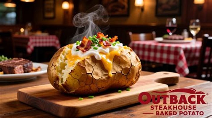 How much is a baked potato at Outback Steakhouse?