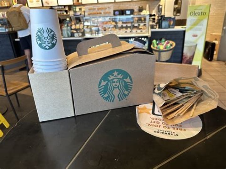 How much is a box of coffee from Starbucks?