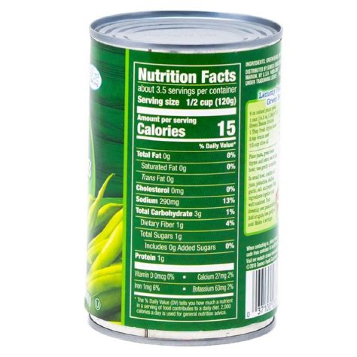 How much is a can of green beans at save a lot?