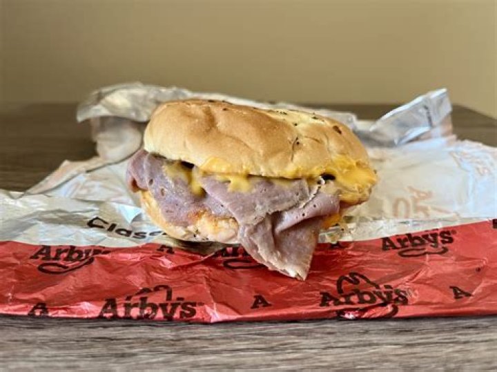 How much is a classic beef and Cheddar sandwich at Arby’s?